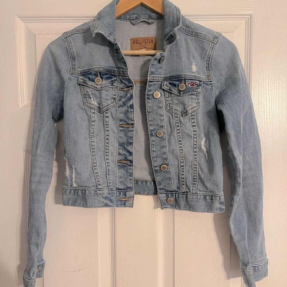 Hollister size small denim jacket
